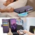 CASEME Litchi θήκη πορτοφόλι flip για Samsung Galaxy Z Fold7 5G