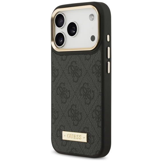 GUESS 4G Logo Plate MagSafe θήκη για iPhone 17 Pro