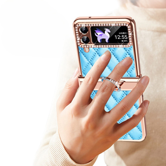 Θήκη για Samsung Galaxy Z Flip 4 5G, Rhombus Grid