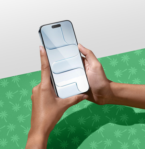 5D Full Glue Smart Palm σκληρυμένο γυαλί για iPhone Air