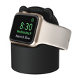 Βάση φόρτισης σιλικόνης για Apple Watch 1/2/3/4/5/6/7/8/SE/Ultra, Μαύρο
