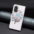 Θήκη με πτερύγιο για Oppo A38 4G / Oppo A18 4G, Wallet, Colorful Tree λευκή