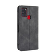 Θήκη με πτερύγιο για Samsung Galaxy A21S, Card Slot, μαύρη