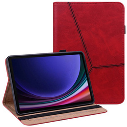 θήκη για Samsung Galaxy Tab S10 Lite / S10 FE / S9 FE / S9, Classic, με υποδοχή γραφίδας, κόκκινη
