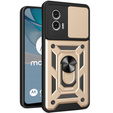 Θήκη για Motorola Moto G53 5G, CamShield Slide, χρυσός