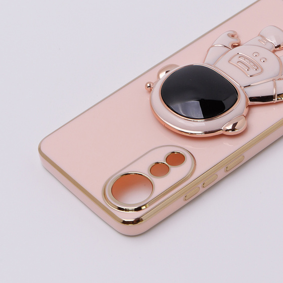 Θήκη για Oppo A78 4G, Astronaut, ροζ rose gold