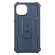 Θωρακισμένη θήκη για iPhone 13 / 14, Dexnor Full Body, σκούρο μπλε