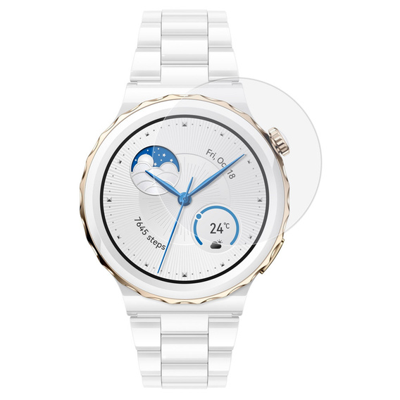 3x Φύλλο υδρογέλης ERBORD για Huawei Watch GT 3 Pro 43mm