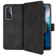 Θήκη με πτερύγιο για vivo V20 SE / vivo Y70 2020, Card Slot, μαύρη