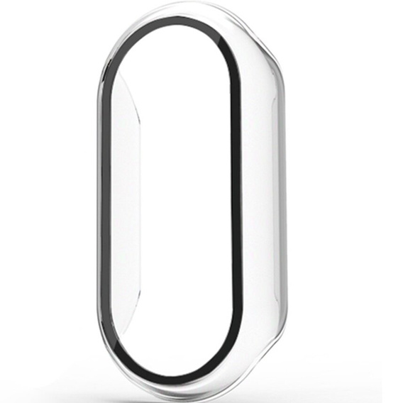 Θήκη 2σε1 + γυαλί μετριασμένο για Xiaomi Smart Band 10 / 9 / 8, μαύρη