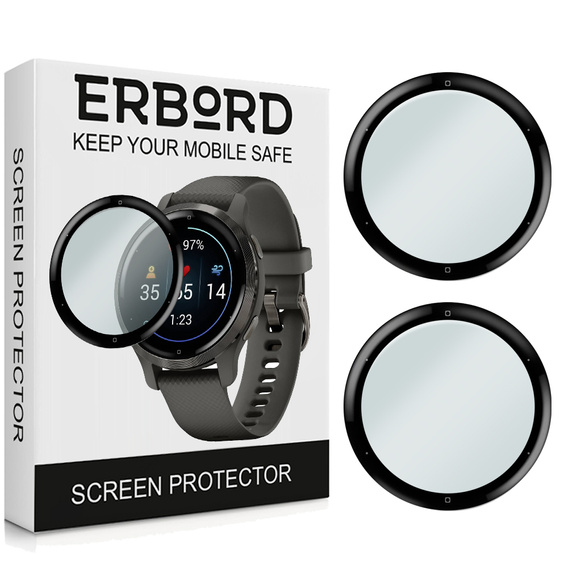 2x υβριδικό γυαλί ERBORD για Garmin Venu 2S
