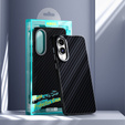 Η θήκη ABEEL για το Samsung Galaxy S25 Edge, Carbon Fiber, για MagSafe, μαύρη
