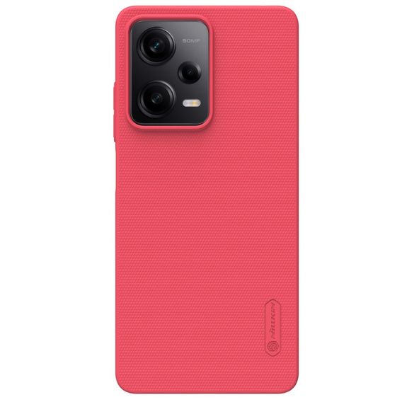 NILLKIN θήκη για Xiaomi Poco X5 Pro 5G, θήκη Super Frosted Shield, κόκκινη