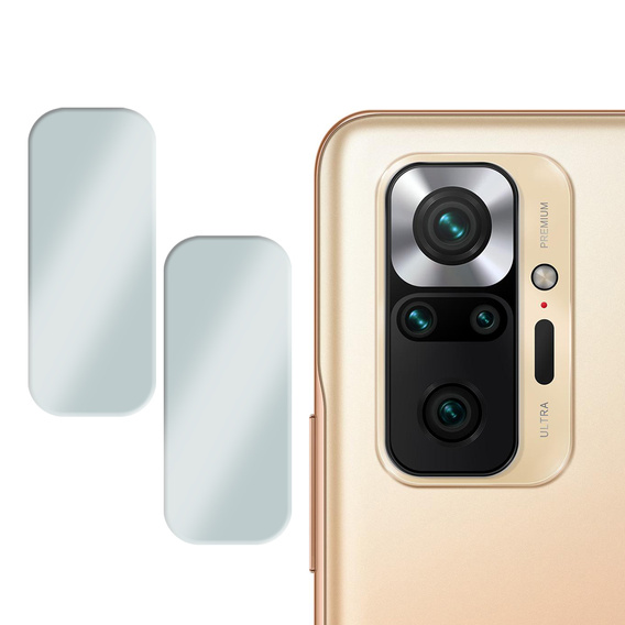2x ERBORD μετριασμένο γυαλί για την κάμερα για να Xiaomi Redmi Note 10 Pro
