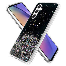 Θήκη για Samsung Galaxy A54 5G, Glittery, μαύρη
