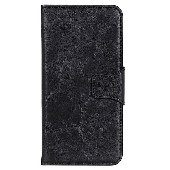 Θήκη με πτερύγιο για Sony Xperia 10 III, Split Leather Wallet, μαύρη