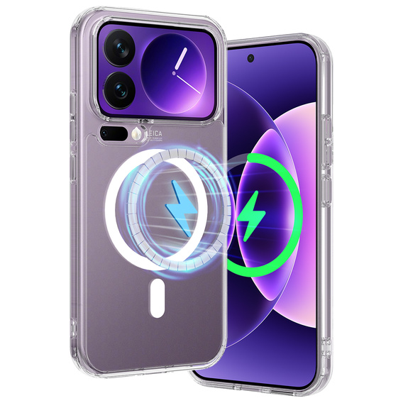 Θήκη Fusion Hybrid για MagSafe για Xiaomi 17 Pro Max, διαφανής