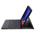 Θήκη + πληκτρολόγιο Samsung Galaxy Tab S9+, Leather Pen Slot TouchPad, μαύρη