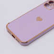 Θήκη για Apple iPhone 11, Electro heart, μωβ