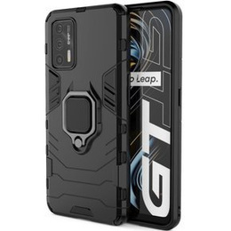 Θήκη για Realme GT 5G, Kickstand Ring, μαύρη