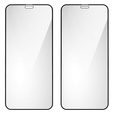 2x Κεραμικό υβριδικό γυαλί ERBORD για iPhone 12 Mini
