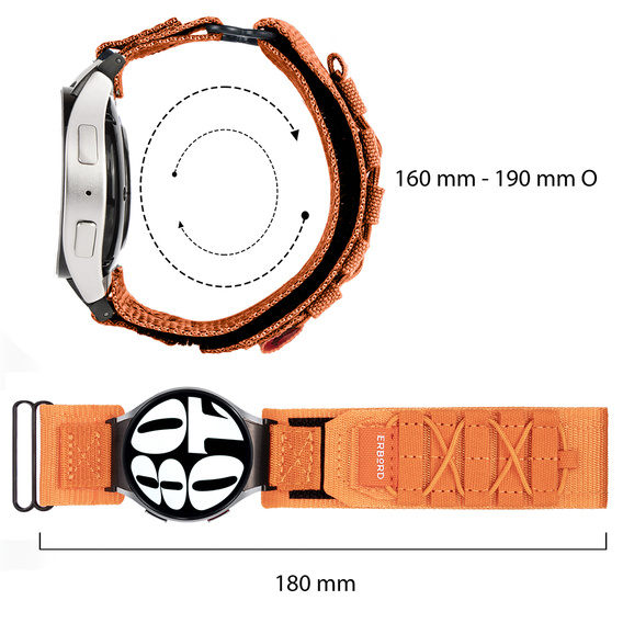 ERBORD Runner Nylon Strap για Samsung Galaxy Watch 4/5/6/7