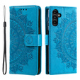 Θήκη με πτερύγιο για Samsung Galaxy A34 5G, Mandala, μπλε