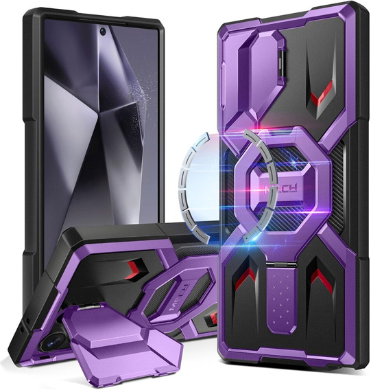 Θήκη Tongate MECH MagSafe Series μοβ για Samsung Galaxy S24 Ultra