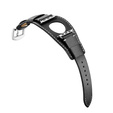 Δερμάτινο λουράκι για Apple Watch 1/2/3/4/5/6/7/8/SE/Ultra 42/44/45/49mm, Μαύρο