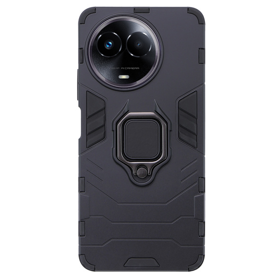 Θήκη για Realme 11 5G, Kickstand Ring, μαύρη