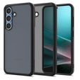 θήκη Spigen για Samsung Galaxy S25, Ultra Hybrid, μαύρο / ματ + μετριασμένο γυαλί 9H