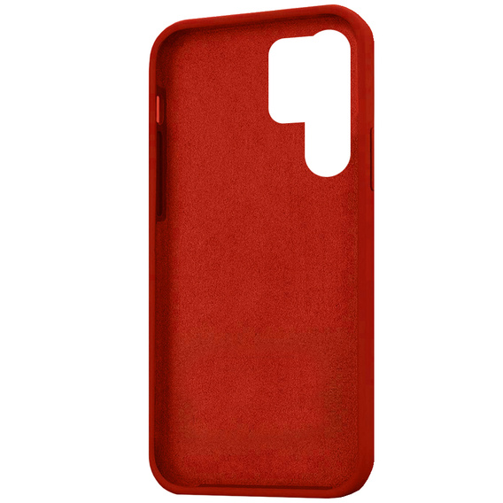 Θήκη για Samsung Galaxy S22 Ultra 5G, Silicone Lite, κόκκινη