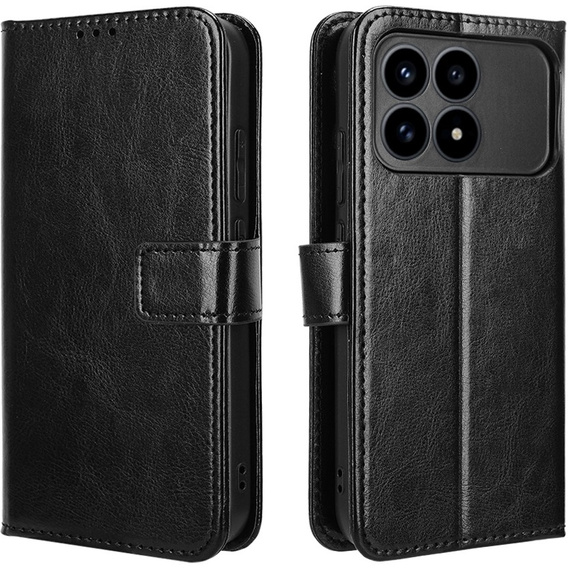 Θήκη με πτυσσόμενο κάλυμμα Crazy Horse Wallet για Xiaomi Poco F8 Pro