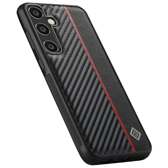 Θήκη LC.IMEEKE Carbon Fiber για Samsung Galaxy S26, μαύρη