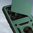 Θήκη για Motorola Edge 60 / 60 Fusion, CamShield Slide, πράσινη