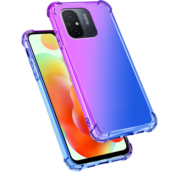 θήκη για το Xiaomi Redmi 12C, Gradient Dropproof, Μωβ / μπλε