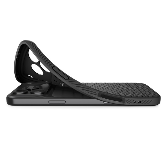 Θήκη Spigen Liquid Air για iPhone 17 Pro, Μαύρο ματ