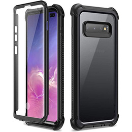 Θήκη για Samsung Galaxy S10 Plus, Dexnor Full Body Rugged, διαφανής / μαύρη