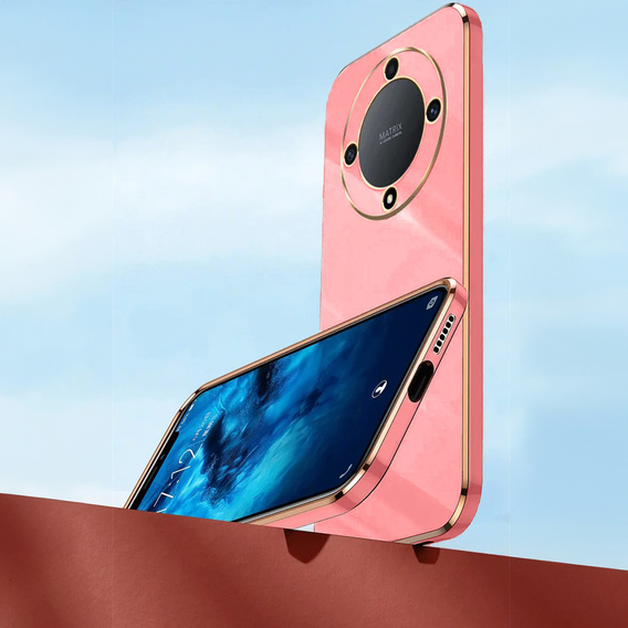 Θήκη για Honor Magic 6 Lite 5G, Glamour CamShield, κόκκινη