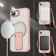 Θήκη για Iphone 16E, Kickstand Matt Case, για MagSafe, ροζ