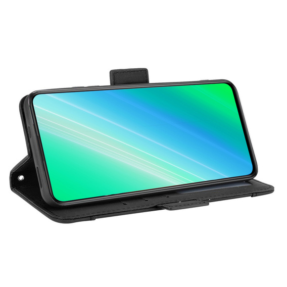 Θήκη με πτερύγιο για Huawei Nova 10 SE, Card Slot, μαύρη