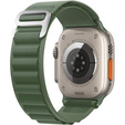 Pasek nylonowy do Apple Watch 1/2/3/4/5/6/7/8/SE 38/40/41/mm, Zielony