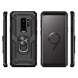 θωρακισμένη θήκη για Samsung Galaxy S9+ Plus, Nox Case Ring, μαύρη