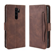 Θήκη με πτερύγιο για Xiaomi Redmi Note 8 Pro, Card Slot, καφέ