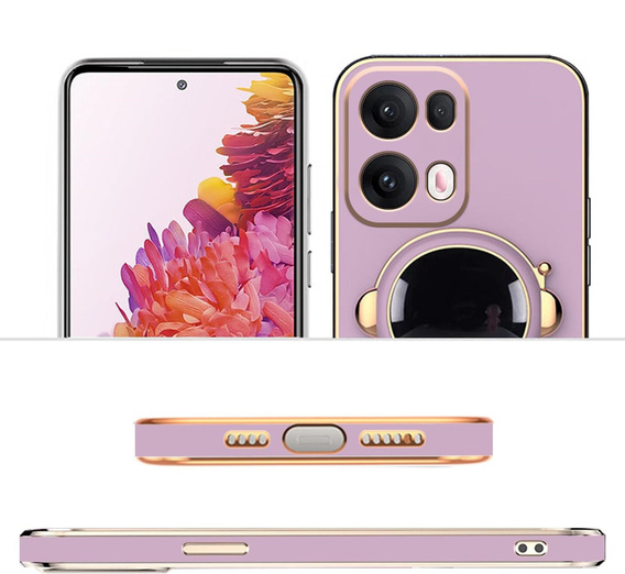 Θήκη για Oppo Reno 13, Astronaut, μωβ