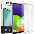 2x Μετριασμένο γυαλί για Samsung Galaxy A22 5G, ERBORD 9H Hard Glass στην οθόνη