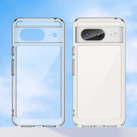 Θήκη για Google Pixel 8, Fusion Hybrid, με προστασία κάμερας, διαφανής