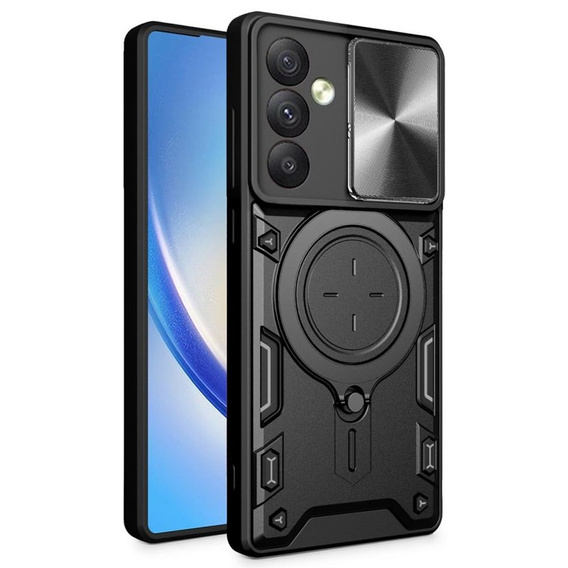 Θωρακισμένη θήκη για Samsung Galaxy A54 5G, CamShield Slide, μαύρη
