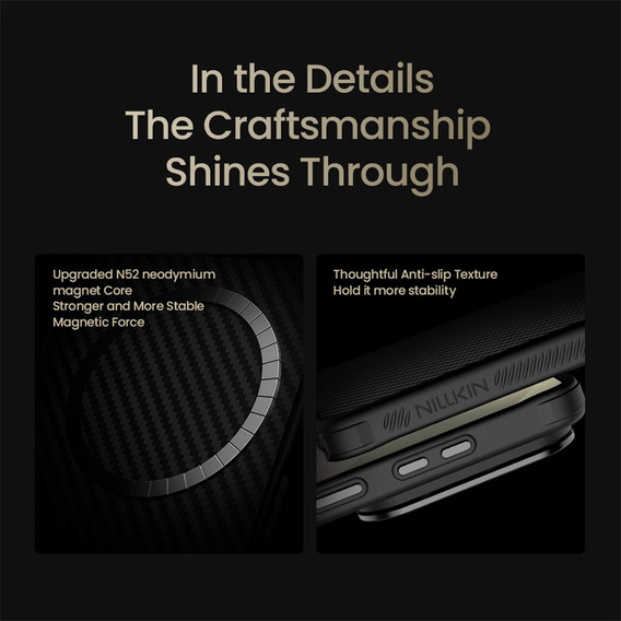 Θήκη Nillkin Carboprof MagSafe για Samsung Galaxy S26 Ultra, μαύρη