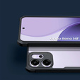 Θήκη για Oppo Reno 14F, ενισχυμένη, διαφανής με μαύρες πλευρές